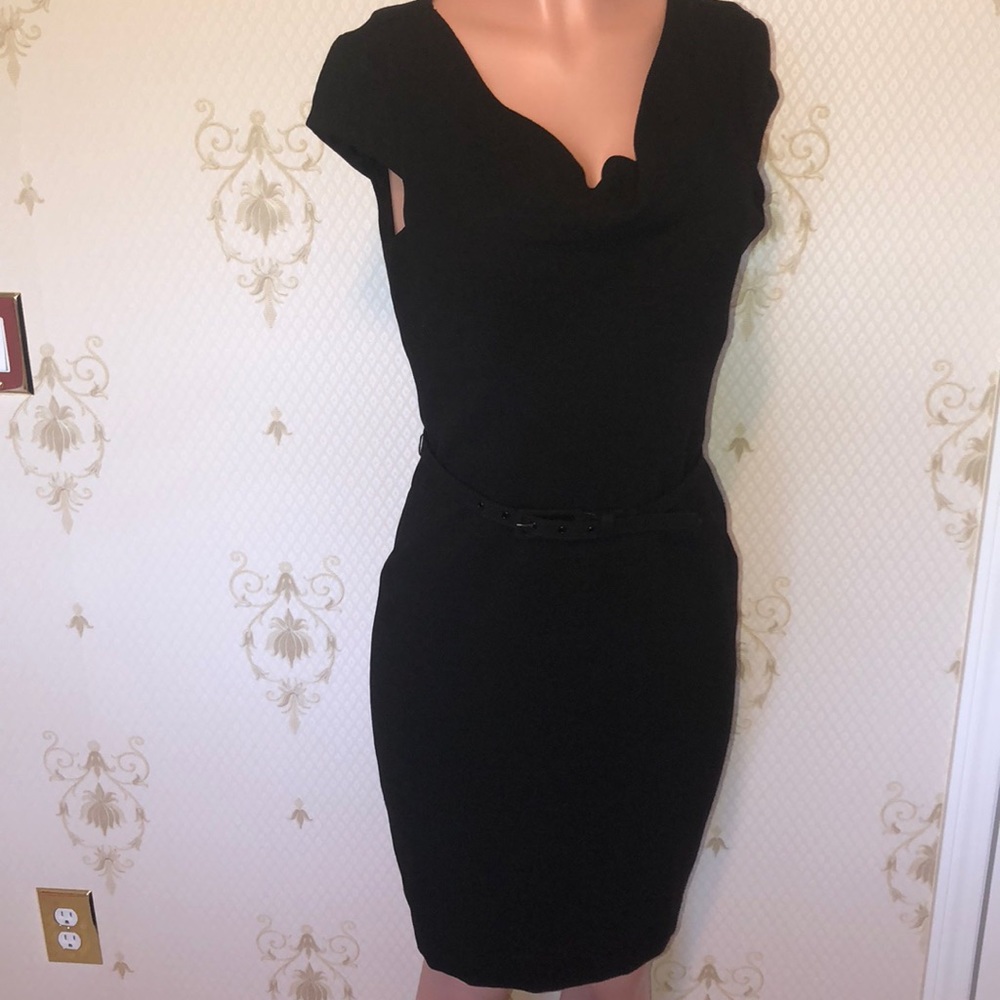 Cache 💕 Black Dress w/ Belt